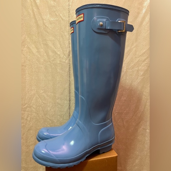 Hunter Original Tall Gloss Rain Boots, Women’s size 8, like new! - Picture 3 of 11